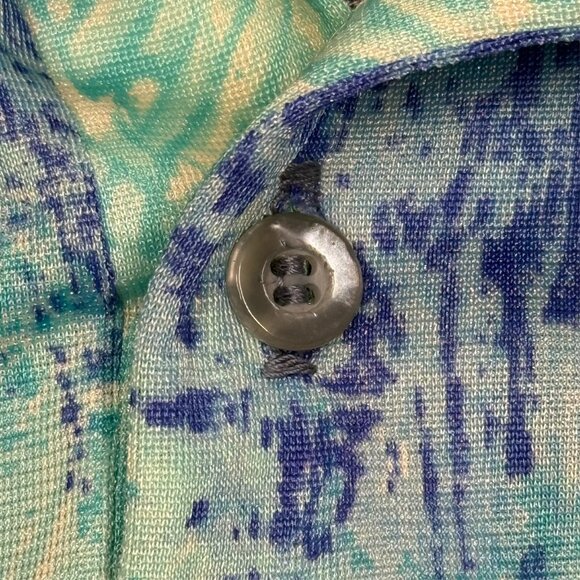 Vintage 1970s Jantzen Storm Made in USA Polo Shirt XL - Picture 5 of 10